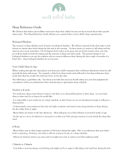 Sleep Reference Guide