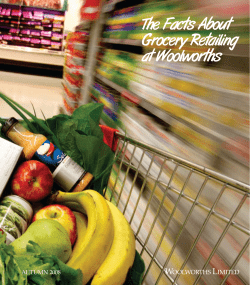 The Facts About Grocery Retailing at Woolworths
