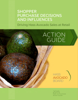 Action Guide - Hass Avocado Board