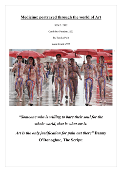 Medicine: portrayed through the world of Art