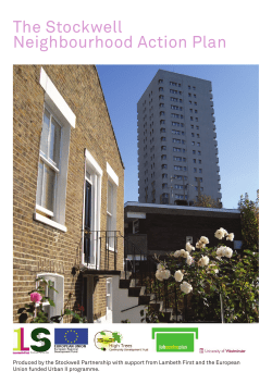 The Stockwell Neighbourhood Action Plan