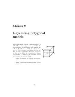 Raycasting polygonal models