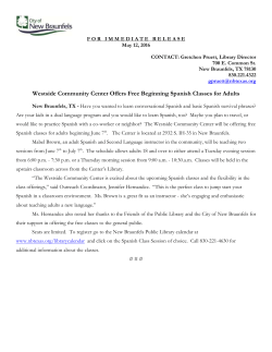 Spanish Classes for Adults