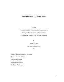 Popularization of TV Globo in Brazil