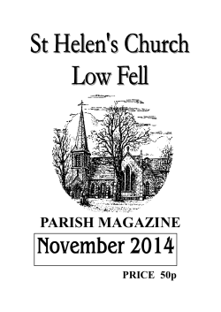 PARISH MAGAZI E - St Helen`s Church Low Fell