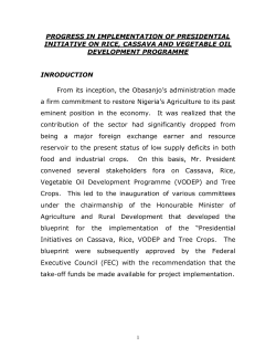 progress in implementation of presidential