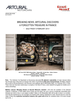 Artcurial | Press Release: Discovery of The Baillon Collection | 6
