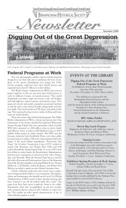 Digging Out of the Great Depression