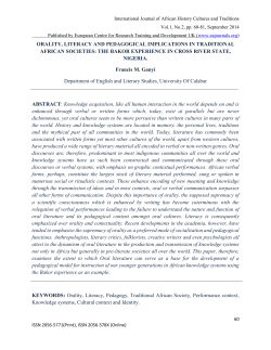 Pages: 60-81 (Download PDF) - European/American Journals
