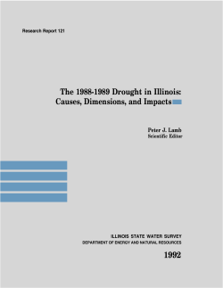 The 1988-1989 Drought in Illinois