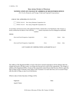 C-104d Notification of Change of Address of Registered Office