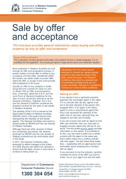 Sale by offer and acceptance