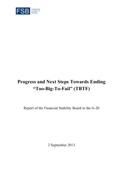 Progress and next steps towards ending "Too-Big-To