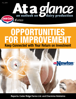 Fall 2011 Dairy - AAG Shur-Gain Atlantic
