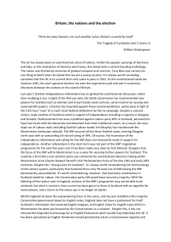 Britain, the nations and the election