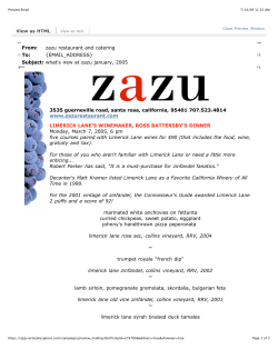 Preview Email - Zazu Kitchen + Farm