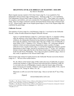 beginning of black irregular masonry: 1818-1890