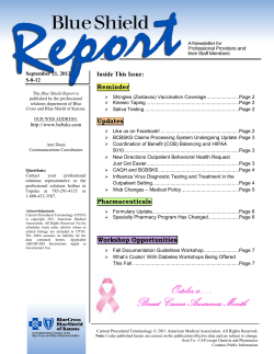 S-8-12 - Blue Cross and Blue Shield of Kansas