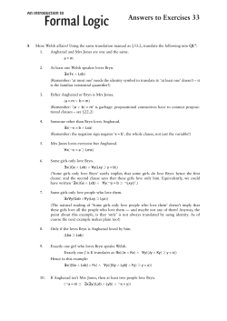 Answers to Exercises 33