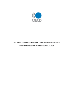 oecd-iops guidelines on the licensing of pension entities