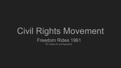 Freedom Rides - my Class Website