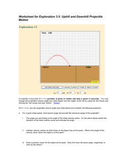 Worksheet for Exploration 3.5