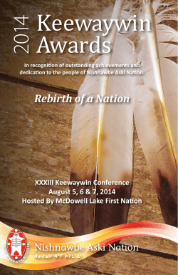 Keewaywin Awards - Nishnawbe Aski Nation