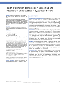 Health Information Technology in Screening and
