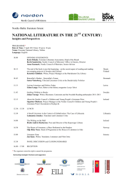National Literature in the 21 st Century: Insights and Perspectives