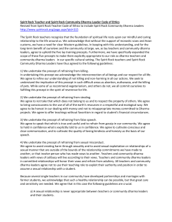 Spirit Rock Teacher and Spirit Rock Community Dharma Leader