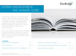 interim management - the ultimate guide
