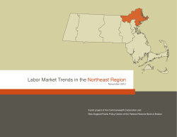 Labor Market Trends in the Northeast Region
