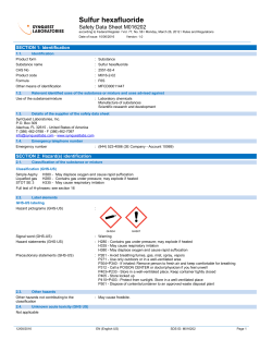 MSDS - SynQuest