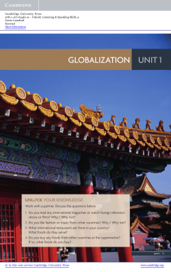 unit 1 globalization - Assets