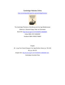 Cambridge Histories Online
