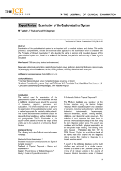 The following textbooks of clinical examination