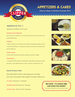 Appetizers for Two 12 BUY NOW! IT`S HASSLE FREE AND SAVES