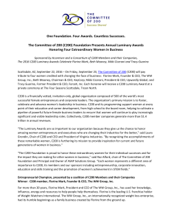 One Foundation. Four Awards. Countless Successes. The