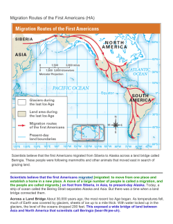 Migration Routes of the First Americans (HA)