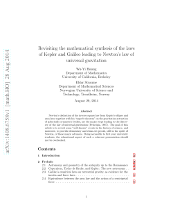 Revisiting the mathematical synthesis of the laws of Kepler and