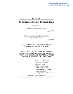Brief of Jack N Rakove - All About Redistricting