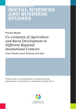 Co-evolution of Agriculture and Rural Development in Different