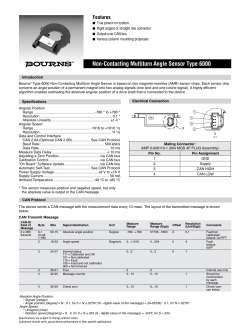 Bourns&reg; Automotive Products