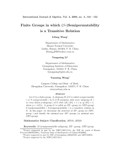 Finite Groups in which (S-)Semipermutability is a Transitive Relation