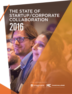 THE STATE OF STARTUP/CORPORATE COLLABORATION