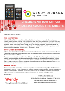 prizes 2 x amazon fire tablets