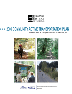 Area A Active Transportation Plan