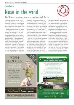 How Scent Works - The National Gamekeepers Organisation
