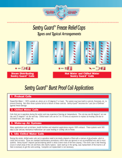 Sentry Guard&trade; Freeze Relief Caps