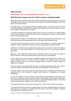 QLD first time buyers save for 3.9yrs to get on property